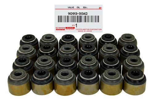 Imagen 2 de 2 de Gomas Valvulas Toyota Kavak Fortuner Fj 4.0 1gr 24 Pcs