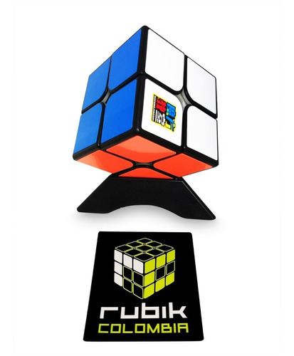 Cubo 2x2 Rubik Meilong 2 Moyu Mofang Jiaoshi + Base Regalo