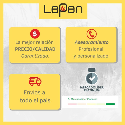 Imagen 7 de 10 de Lepen Salamandra A Leña 12000 Calorías Con Horno