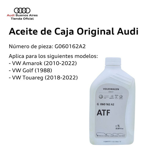Imagen 3 de 7 de Aceite De Transmisión Caja Automatica Volkswagen Touareg