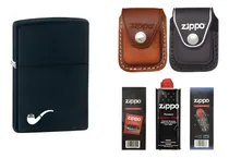 Comprar Combo Zippo 218pl+fluido+piedras+mecha+estuche+grabado