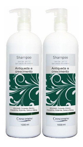 Imagem 1 de 3 de Shampoo Queda Cabelo Ajudam Crescimento Cabelos 2 Unidades