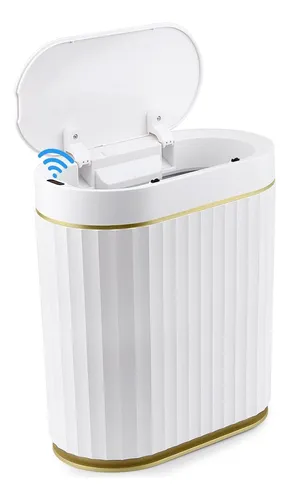 comprar Lixeira Inteligente Sensor Automático 8l Banheiro Cozinha