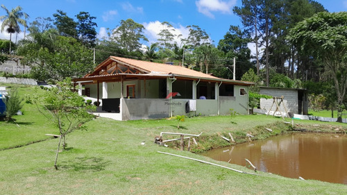 Chácara Com 2 Casas Com Lago Antes Do Centro De Ibiúna - Código 2112 - R$ 640 Mil
