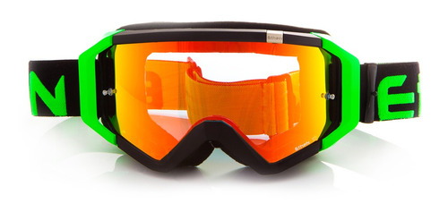 Imagen 1 de 2 de Antiparra Ethen Top Negro Verde Fluo