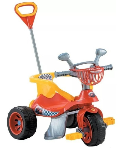 Carrinho De Passeio Infantil Empurrador Pedal Criança Color