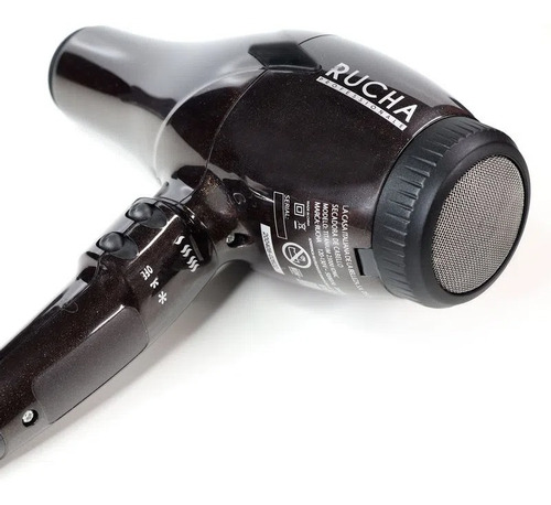 Imagen 3 de 4 de Secador De Cabello Rucha Titanium 23000 Ionic