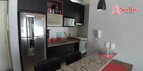 Apartamento Com 2 Dormitórios À Venda, 62 M² Por R$ 300.000,00 - Parque Industrial - Itu/sp - Ap0662
