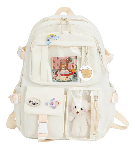 Mochila Escolar Kawaii Aesthetic Para Mujer