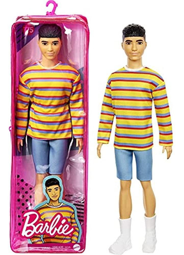 Barbie Ken Fashionistas Doll # 175 Con Cabello Castaño