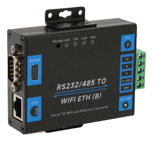 Convertidor Inalámbrico Ethernet Serie A Wifi Rs232 Rs485