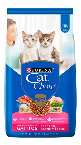 Imagen 1 de 6 de Cat Chow Gatitos Sin Colorante X 15 Kg