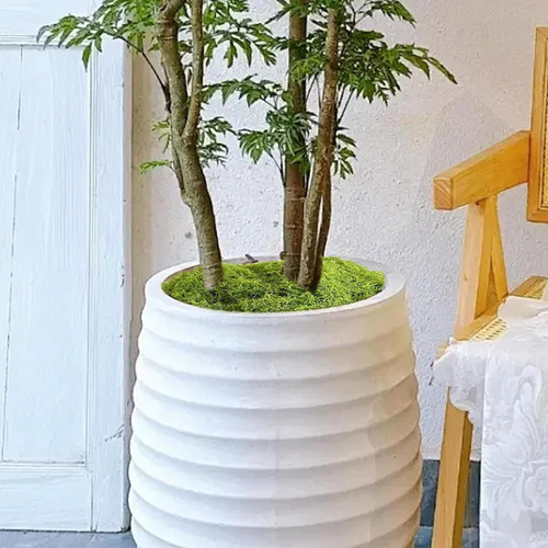 Musgo Artesanal Falso De Musgo Verde, Artificial Plant