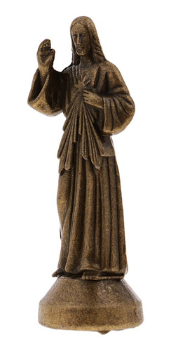 Figura Religiosa Decorativa, Jesucristo, Bronce, 5 Cm