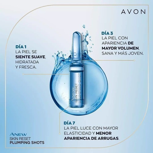 Imagen 5 de 5 de Ampolletas Antiarrugas 7 Días Avon Anew