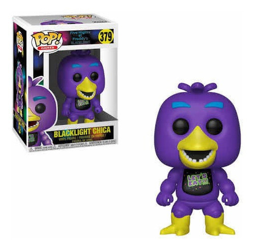 Funko Pop 379 Only Gamestop Blacklight Chica