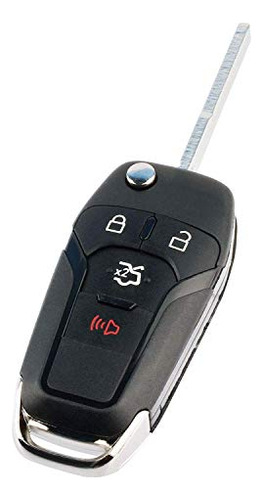 Flip Key For 2013-2016 Ford Fusion Keyless Entry Remote Fob