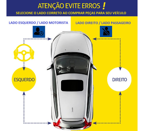 Farol Original Ecosport 2018 A 2021 Cromado Foco Duplo