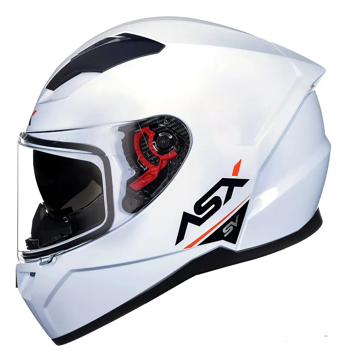 Capacete Oculos Interno Asx City Sv Branco Masculino Feminin Branco Lisa Brilhante 62