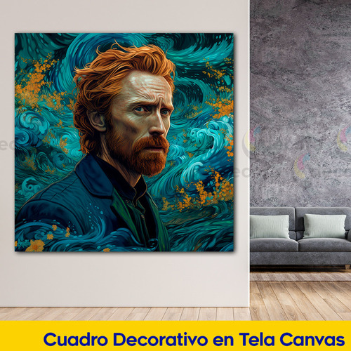 Cuadro Vincent Van Gogh Artistico Moderno Canvas 60x60 A5