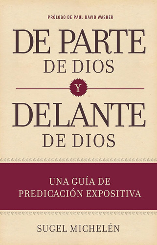 Libro: De Parte De Dios Y Delante De Dios - Tapa Dura