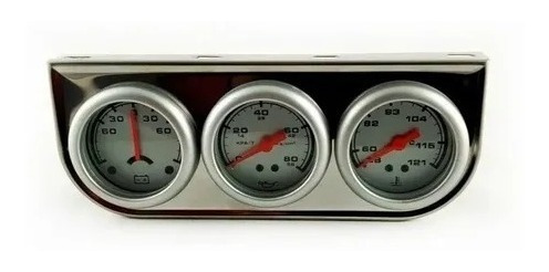 Kit Relojes Amperimetro Temperatura Agua Presion Aceite 