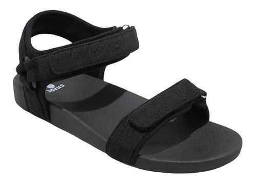 Sandalias Janessa Easy Closure Mujer Color Negro 