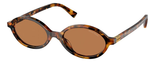 Lentes De Sol Miu Miu Mu04zsf Asian Fit 19p2z1 50 Mujer