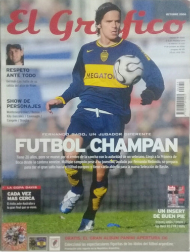 El Grafico 4355 Ferrnando Gago Boca,sin Suple Auto In