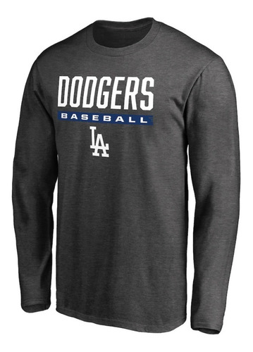 Playera Manga Larga Dodgers Los Angeles Baseball