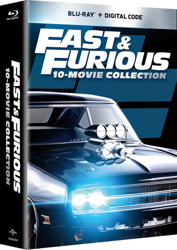 Blu-ray Fast & Furious / Rapido Y Furioso / Incluye 10 Films