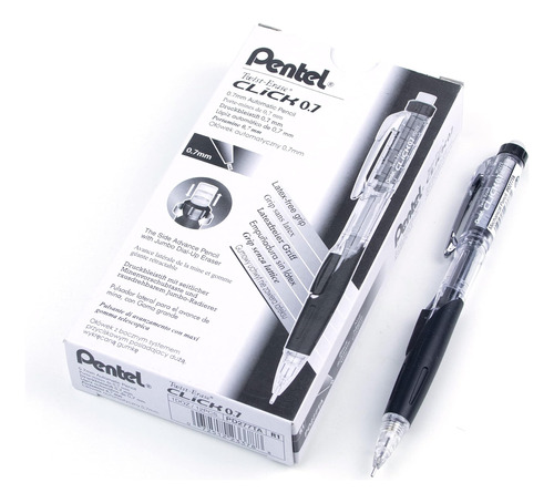 Lápiz Mecánico Pentel Twist-erase Click (0,7 Mm), Varios 12