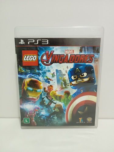 Jogo Lego Vingadores Marvel Ps3 Mídia Fisica (completo) (Usado)