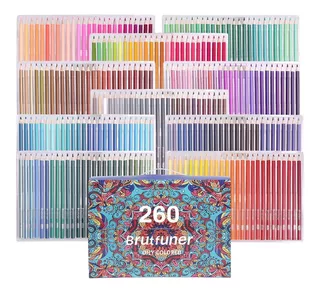 Lápices De Colores Brutfuner Juego De 260pcs