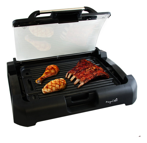 Megachef Reversible Parrilla Interior Y Plancha Con Removibl