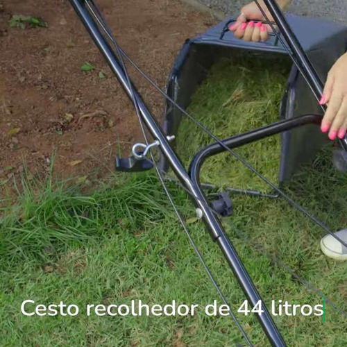 Cortador De Grama A Gasolina Com Tração 6,5cv Lf55c Trapp Nf