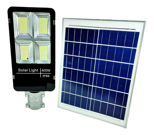 Imagen 4 de 6 de Lámpara Led Solar 400w Luminaria Suburbana Alumbrado Publico