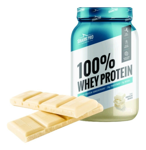 Whey 100% Whey Protein Concentrado Shark Pro Sabor Chocolate