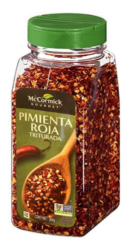 Pimienta Roja Triturada 368g Mccormick Gourmet Sazonador