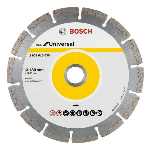 Disco Diamantado Segmentado 230mm Eco For Universal Bosch