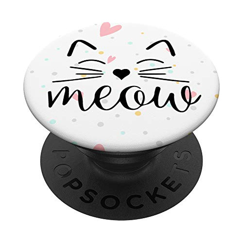 Dispositivo Para Teléfonos Y Tabletas Popsockets Meow Cute C