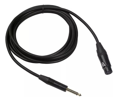 Cable 5 Metros Para Micrófono Plus 1/4 A Canon Hembra Xlr