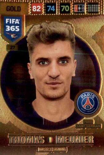 Carta Adrenalyn Xl Fifa 365 2017 Thomas Meunier