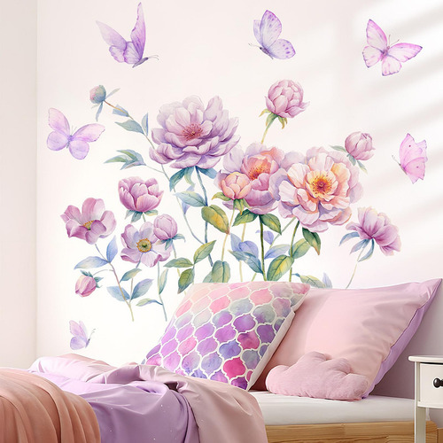 Calcomanías De Pared De Flores Calcomanías De Pared