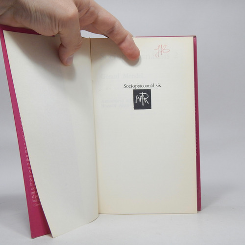 Sociopsicoanálisis 2 Libros Gerard Mendel Amorrortu 1973 Cf1