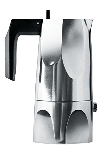 Cafetera Alessi Mt18/1  Ossidiana  De 1 Taza En Aluminio