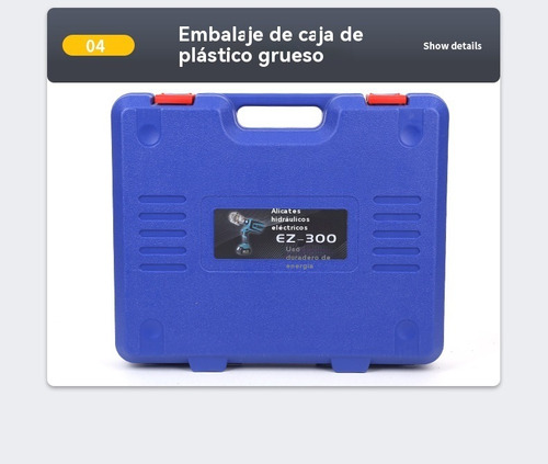 Alicate Hidráulico Elétrico Ebs-400 12t Crimpagem Contínua