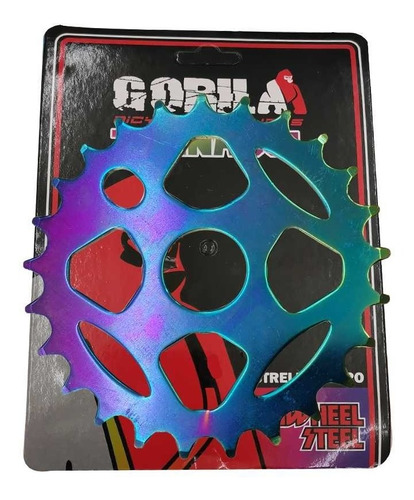 Estrella Gorila 25d Acero Tornasol Bmx Mod Lazer