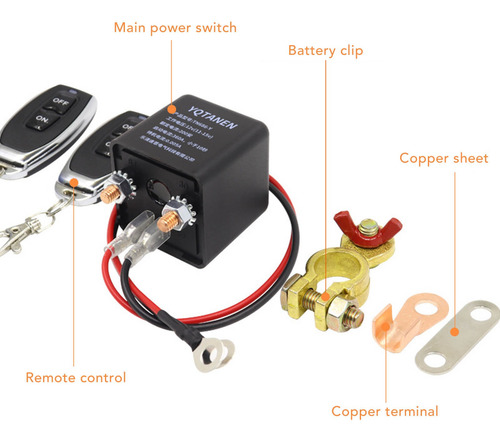 Sistema Master Kill Switch, Desconecta La Batería Del Automó