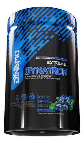 Pré Treino Dynatron 630g + Camiseta Dynatron - Dynamo Labz Sabor Blueberry